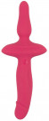 Розовый двусторонний вибратор 2in1 Vibrator & Butt Plug
