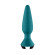Бирюзовая анальная пробка с вибрацией Satisfyer Plug-ilicious 1 - 13,5 см.