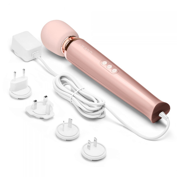 Проводной жезловый вибромассажер Le Wand Powerful Plug-In Vibrating Massger - 34 см.